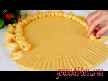АВТОРСКИЙ РЕЦЕПТ/ПИРОГ С УЗОРАМИ/ ВОСХИТИТЕЛЬНЫЙ ПИРОГ С ДЖЕМОМ/УДИВИТЕ ГОСТЕЙ.