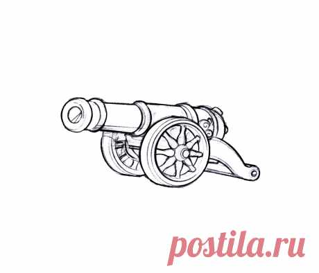 Раскраски пушек скачать или распечатать