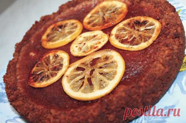 Лимонный пирог из печенья