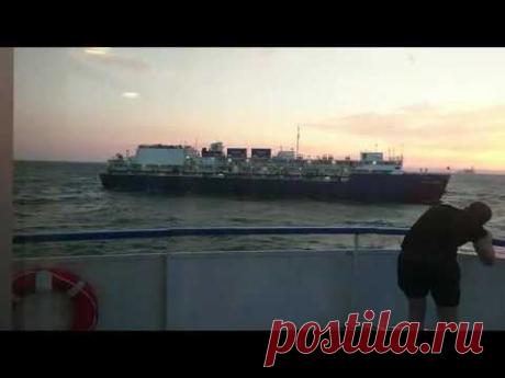 Столкновение судов 23.07.17 21.15