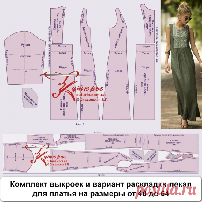 Платье в стиле бохо своими руками по готовой выкройке платья трапеция с рельефом | Шьем с Верой Ольховской | Яндекс Дзен