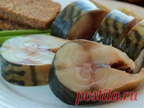 Скумбрия маринованная в чайном рассоле, очень похожа на копченую