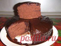 Шоколадное кухэ в мультиварке
