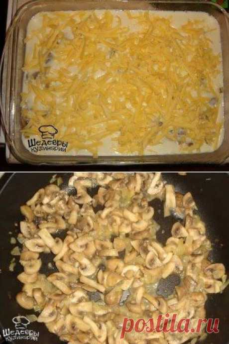 Куриное филе в сливочном соусе с грибами