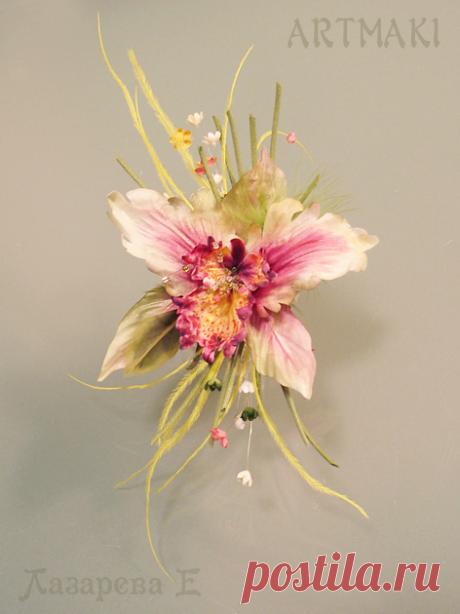 цветы из ткани
