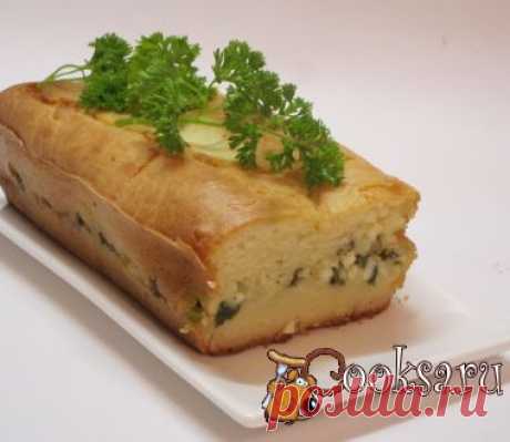 Наливной пирог с яйцом и зеленым луком  рецепт приготовления
