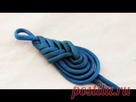 Learn How To Tie A Decorative Paracord Teardrop Knot/Pipa Knot