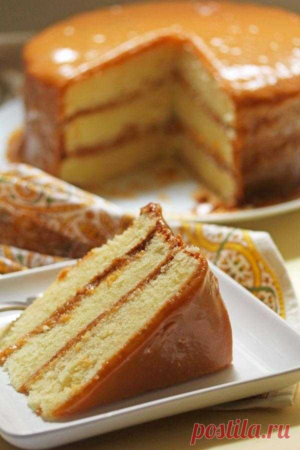 Карамельный торт - пошаговый рецепт - Дом Десертов