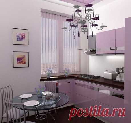 Сиреневая кухня