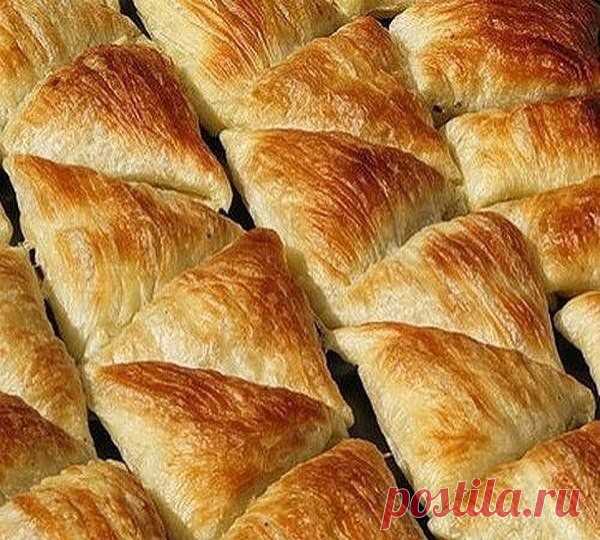 САМСА НА КЕФИРНОМ ТЕСТЕ С КУРИНЫМ МЯСОМ И КАРТОШКОЙ