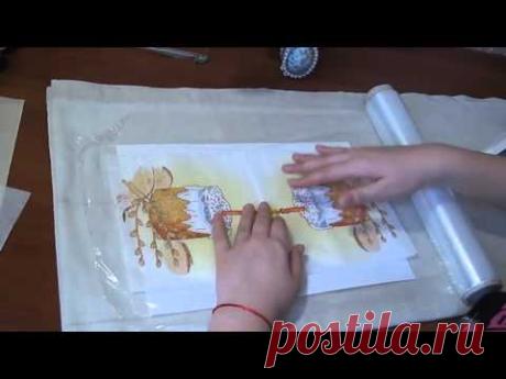 DIY КАК СДЕЛАТЬ СКРАП БУМАГУ Своими руками Цветной картон из салфеток Поделки с детьми!