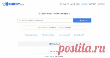 9xbuddy : Online video download helper