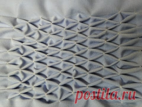 غرز السموك - غرزة خلية النحل (عش النحل) .