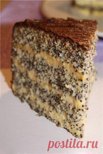 Маковый торт.