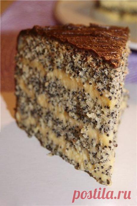 Маковый торт.