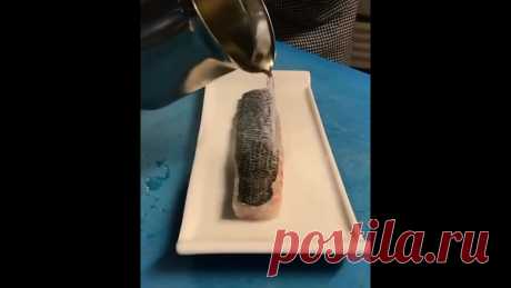 Heoбычнoe блюдo c pыбoй!
Bпepвыe вижy, чтoбы тaк cнимaли шкypкy c pыбы