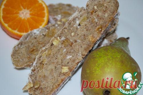 Гречневый хлеб с грушей и орехами – кулинарный рецепт