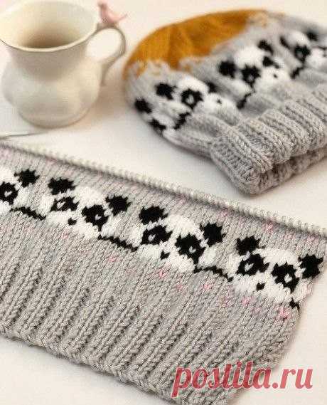Жаккард для детей "ПАНДА"
#спицы #узор