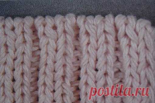 Как красиво закрыть резинку 2х2 так,