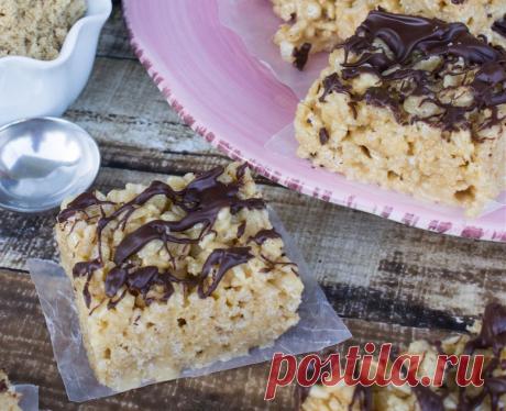 Карамельный рис в шоколаде