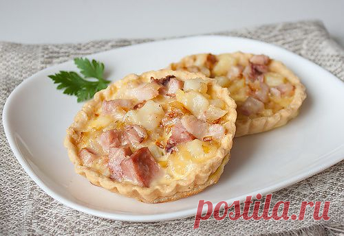 Тарталетки с копченой курицей и картофелем | Вкусный блог - рецепты под настроение
