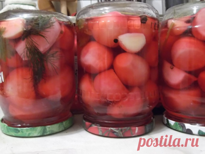 Маринуем редис на зиму - Простые рецепты Овкусе.ру