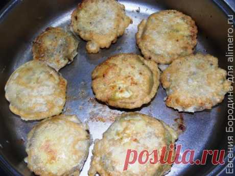 Теплая закуска из баклажанов с фаршем