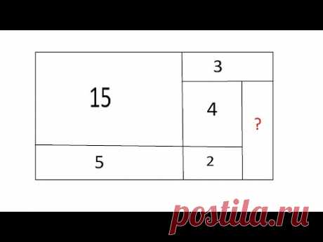 Площади прямоугольников
