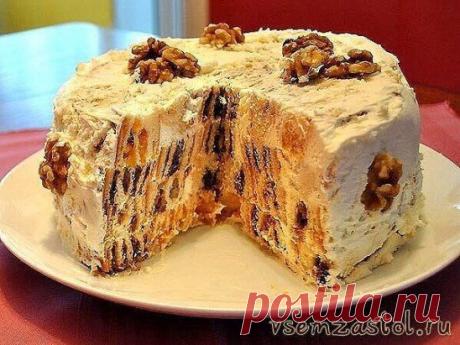 торт "трухлявый пень"