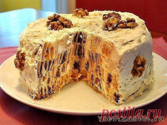 торт "трухлявый пень"