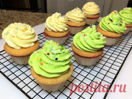 Мягкие и Нежные Американские Капкейки. Безумно вкусные! Cupcakes.