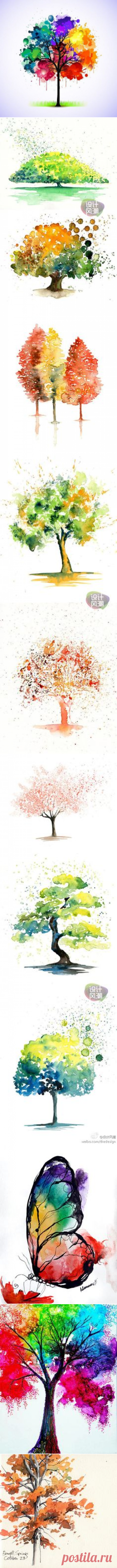 (41) colorful - look closely - there are balloons in the tree :: tattoo inspirations | Tattoo ideas