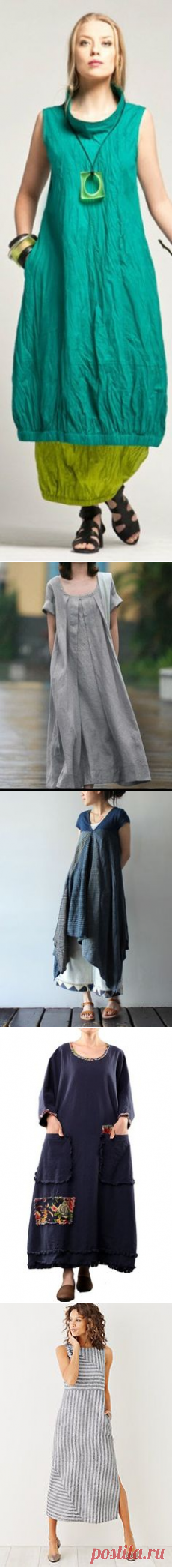 (70) linen &amp; cotton dress | Sewn creations