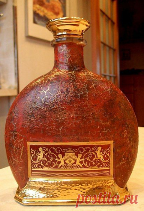 Декор бутылки