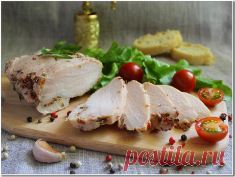 Куриная грудка, томленая в молоке — вкуснятина невероятная Очень вкусно! Ингредиенты: куриные грудки — 1 кгмолоко — 1 литрсушеный розмарин,сушеный чесноксмесь сушеных паприки и помидора,свежемолотый перецсоль Приготовление: Филе промываем и обсушиваем, натираем специями и маринуем пару часов...