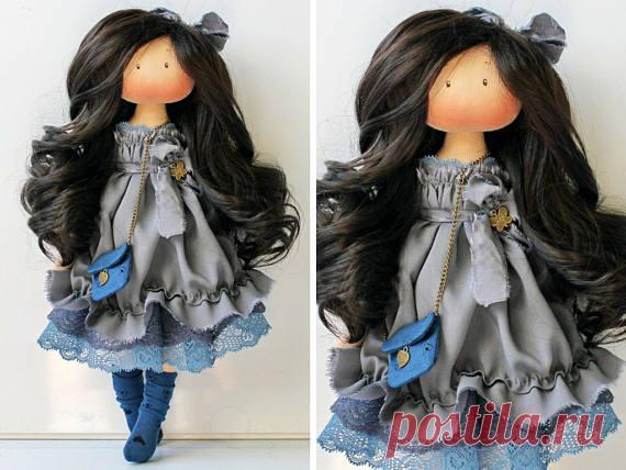 Handmade doll Rag doll Fabric doll Tilda doll Interior doll