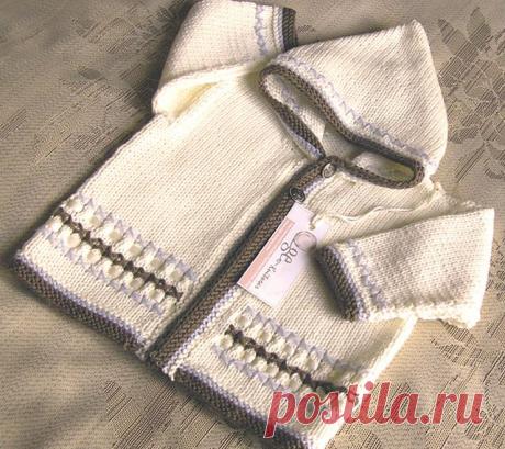 Jacket with optional hood - P007 pattern by OGE Knitwear Designs