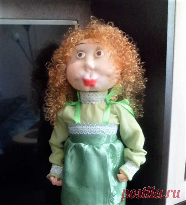 Кукла в чулочной технике