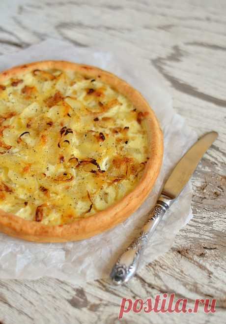 Картофельно-луковый пирог
