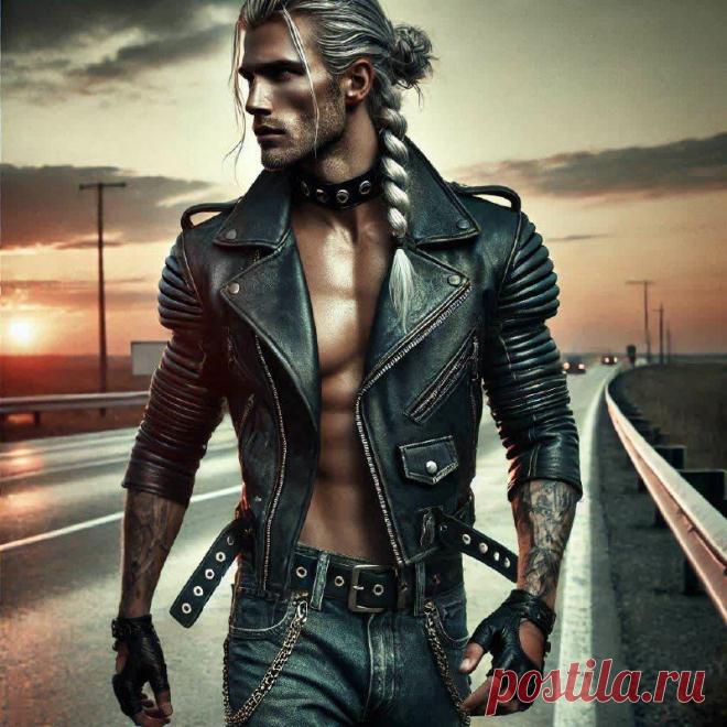 Роковая Модель в Кожаном Бунтарстве. Нейронная сеть Dalle - Dalle примеры промтов - Форум ИИ о нейросетях - Yes Ai