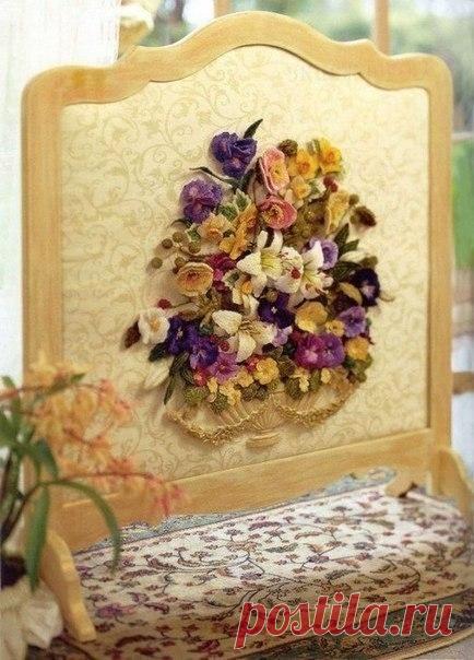 Объемная вышивка. Идеи для вдохновения и мастер-класс.