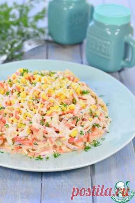 Салат овощной с крабовыми палочками – кулинарный рецепт