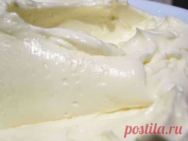 Сливочный крем-пятиминутка. Хорошо держит форму