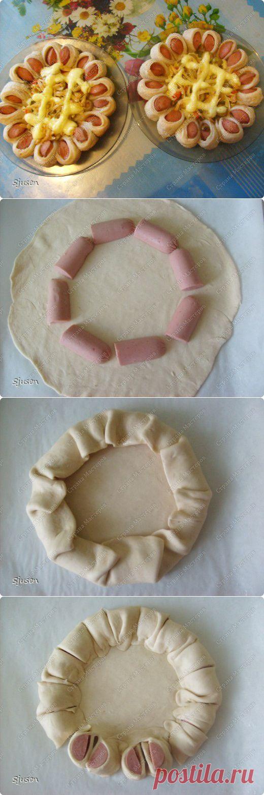 Пицца-цветочек