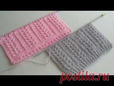 Buğday Başağı Örgü Modeli Yapılışı/ Yelek Modelleri / knitting pattern / Strickmuster