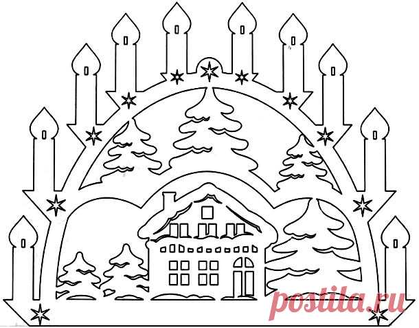Новорічні витинанки 2019: шаблони для вирізання на вікна (завантажити і роздрукувати) в Новий рік Свині