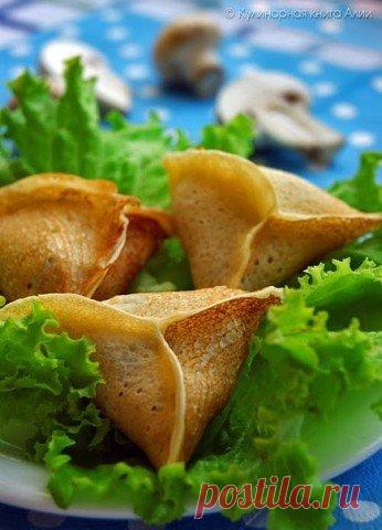 Блинчики с грибами и сыром » В сети – себя просвети! - Развлекательный портал!