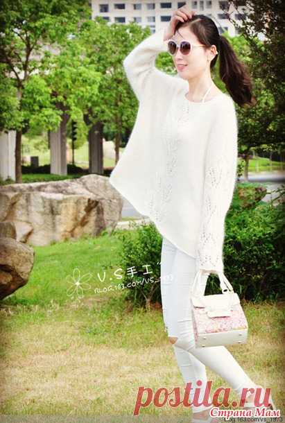 Белая туника. По стопам китайских рукодельниц. - Вяжем вместе он-лайн - Страна Мам