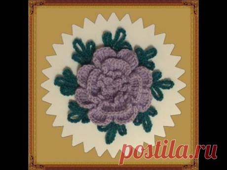 How to Crochet a Flower Pattern #37 │by ThePatterfamily