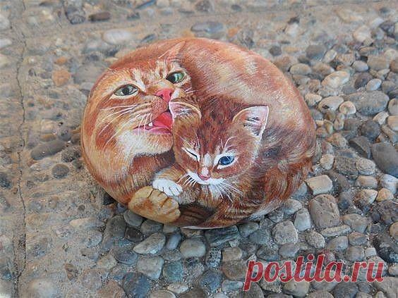 Рисунки на камнях: идеи, вдохновляющие взять в руки кисть и краски